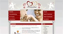 Desktop Screenshot of hochzeitennet.de